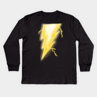 LAZY COSPLAY: Black Adam Kids Long Sleeve T-Shirt